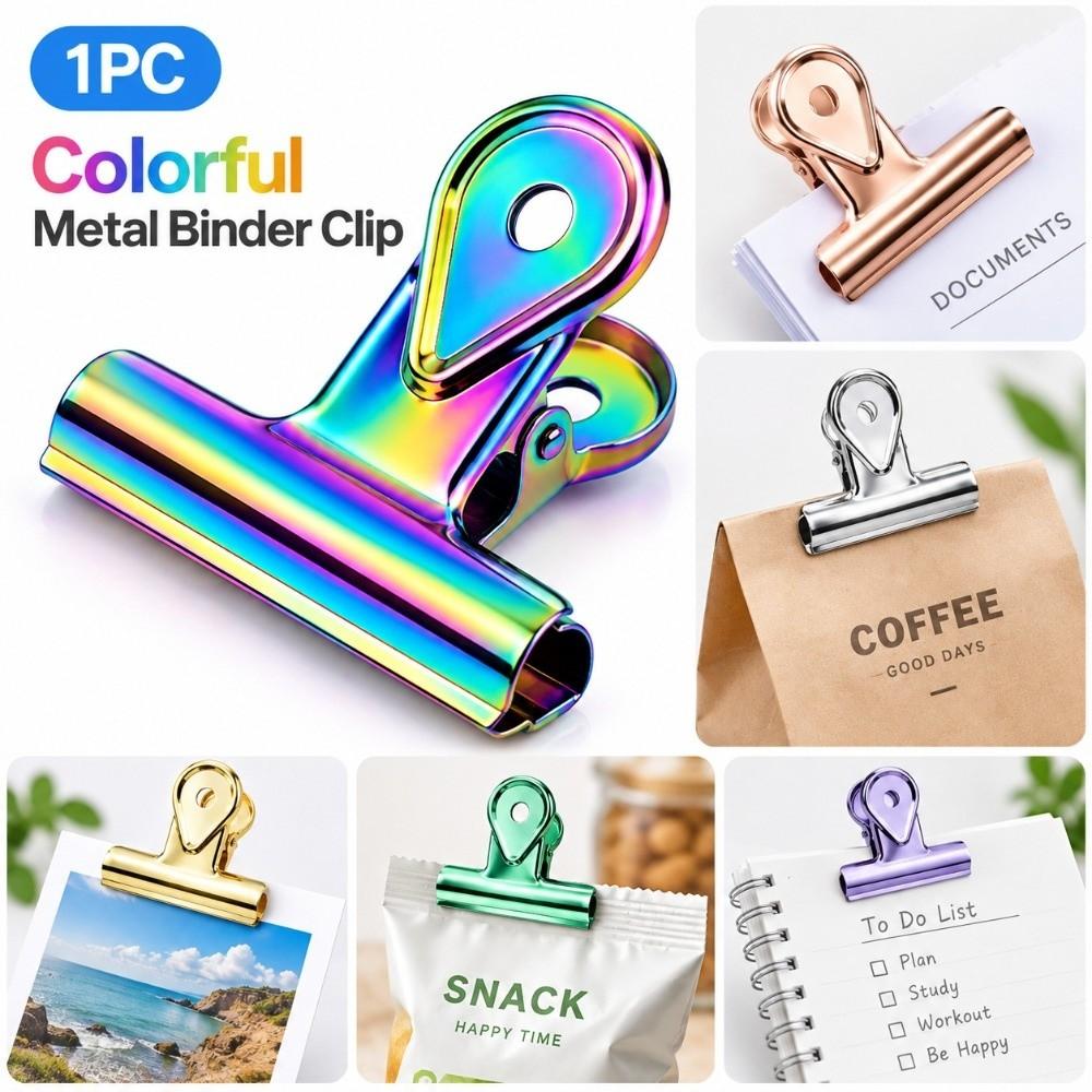 Metal Bulldog Clips Heavy Duty Document Storage Ticket Clip Vintage Binder Clips For Office Use