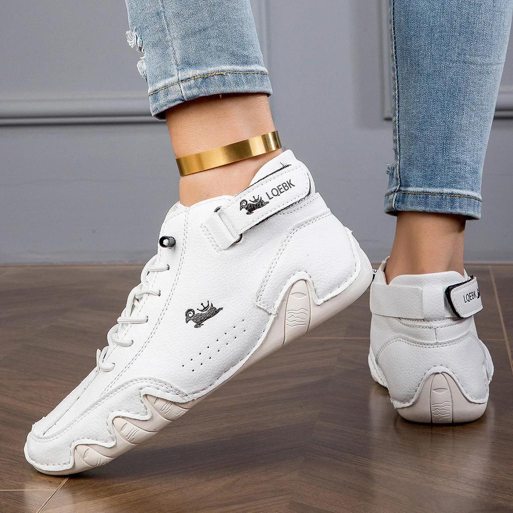 Retro High Top Women's Boots Denim Knight Women's Shoes 2025 New High Quality Multifunctional Women's Loafers Platform Boots