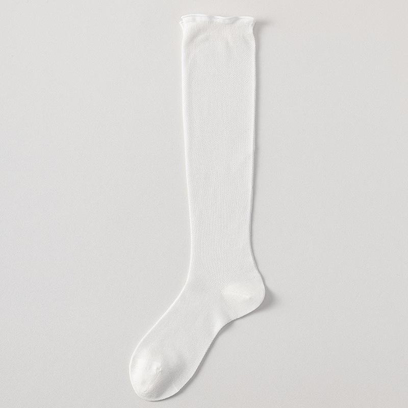 Silk-silk Women's Summer Net Eyelet Breathable Anti-odor and Sweat-absorbing Sports Stockings