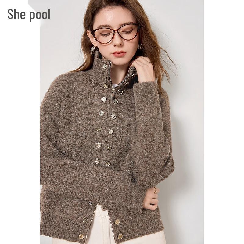 

Женский кардиган She Chi из смесовой шерсти XL