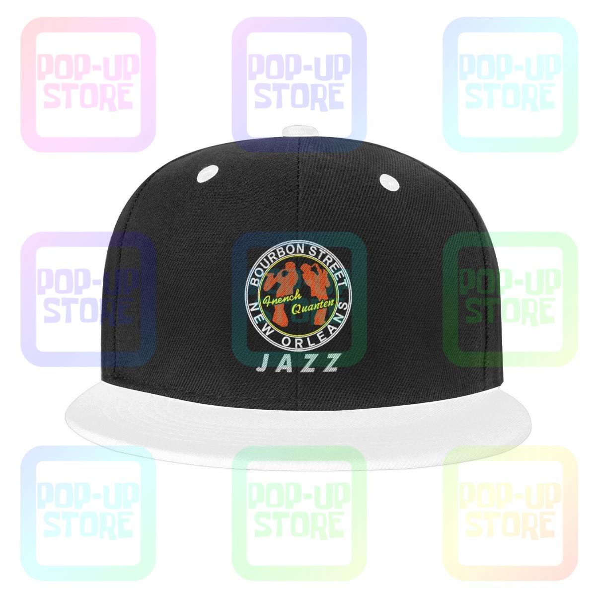 

Bourbon Street French Quarter New Orleans Jazz Snapback Cap Colorful Baseball Caps Retro Hip Hop High Quality