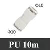 4 6 8 10 12 14 16mm OD Tube PU PG Straight Pneumatic Air Fitting Push in Connect Quick Release Variable Diameter PG14-12 16-12