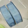Scottish Handmade 2.5cm Plaid Ribbon for DIY Hair and Clothing Accessories