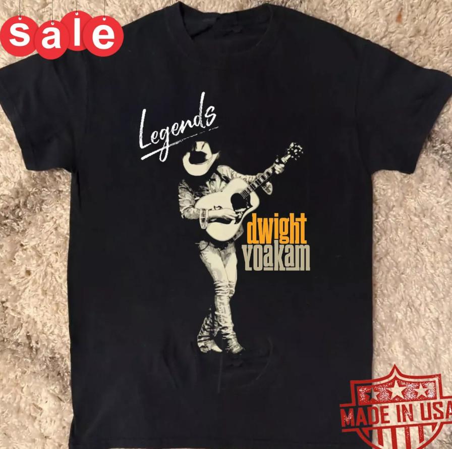 New Dwight Yoakam legend Unisex Tee Adult Cotton Shirt S To 5XL LI223 Unisex T-Shirt XL