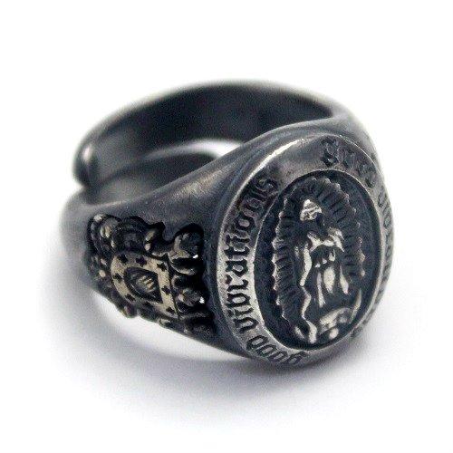 

goodvibrations Good Vibrations Mexico Virgin of Guadalupe Mary 925 Silver Ring Ring