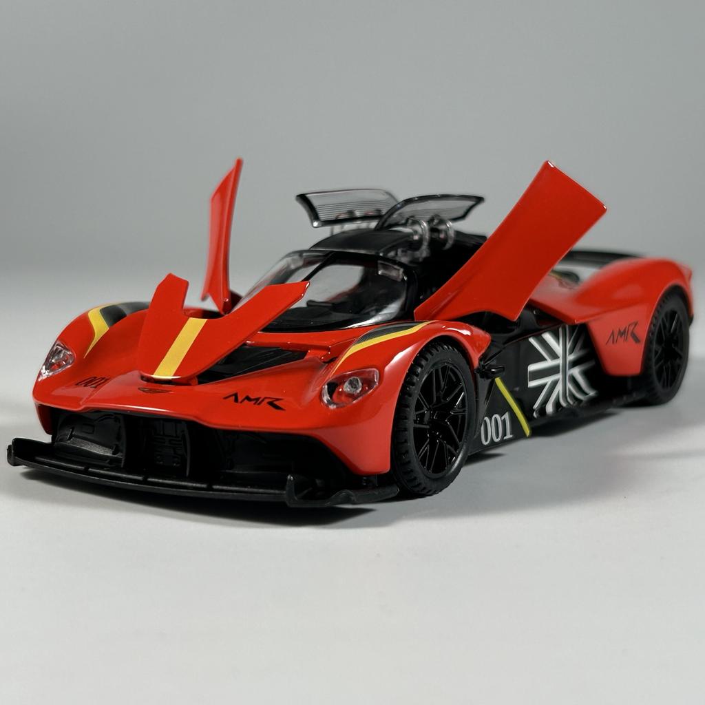 1/32 Aston Martin Valkyrie Supercar Alloy Metal Diecast Model Car Collectibles Boy’s Birthday Gift Home Trendy Ornaments & Gift