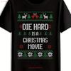 Stirb Langsam Ist Ein Weihnachtsfilm Unisex Baum T-Shirt S 5xl Q1412 Vintage Grafik Weich Vielseitig Bequem Atmungsaktiv