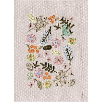 Furukawa Paper Co., Ltd. Book Cover, Paperback, Embroidered, HONTOWATASHI, Kotoribiyori QE75