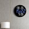 Modern LED Alarm Clock with Remote Control 10inch Display Screen Clear andEasy Read Digital Wall Clock