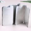 9 Plates Foldable Gas Cookers Wind Deflectors Outdoor Stove Wind Shield Camping Windscreen Stove Steel Wind Screen