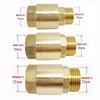 Durable BSPP Thread Brass Check Valve Male To Mal 1/2" 3/4" 1" One Way Valve Male To Male Pipe Check Valve