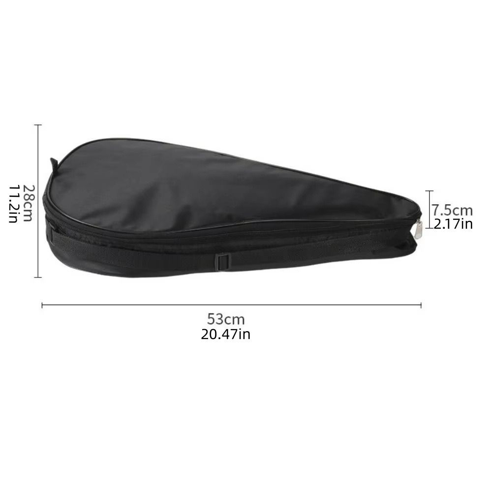 Adjustable Strap Tennis Paddle Bag Soft Face Racket Bag Tennis Shoulder Bags Adult Teenager