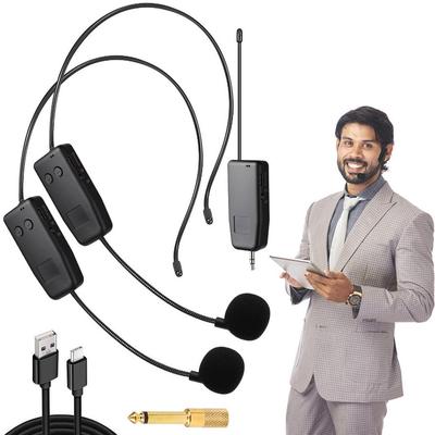 2.4G Bezdrátový klopový mikrofon Mikrofon s náhlavní soupravou Mikrofon s přijímačem pro zesilovač Hlasový reproduktor Výuka Průvodce