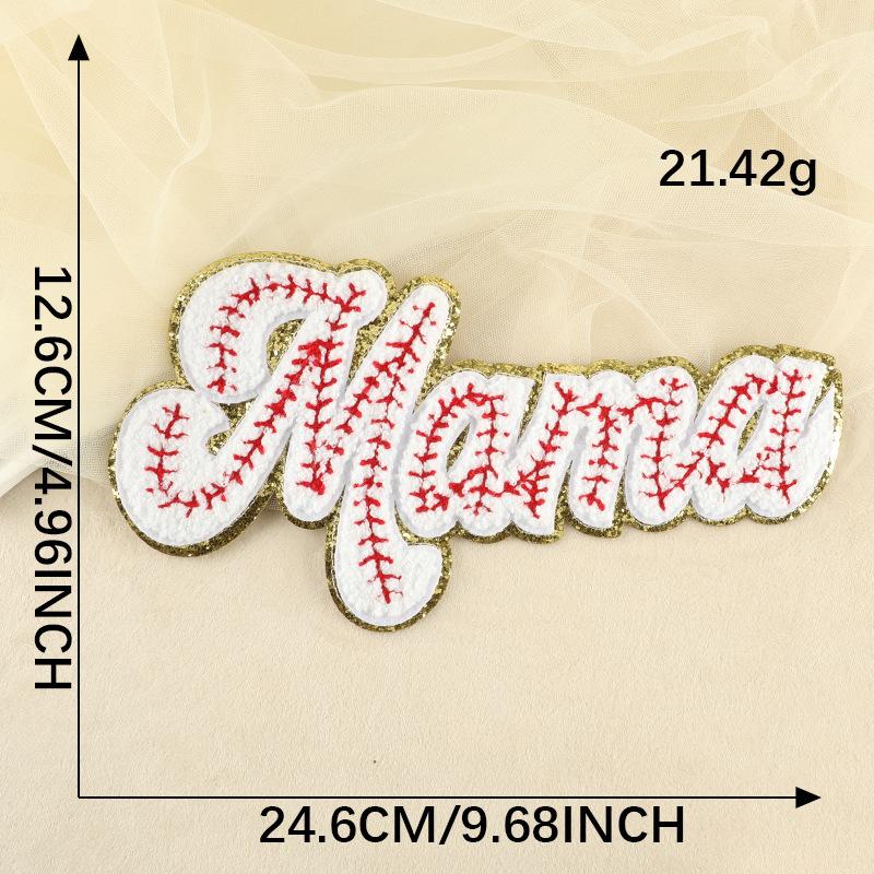 Duoku Computer Embroidery Label English Letter Towel Embroidery Clothing Accessories Diy Patch Sticker Label Chenier Cloth Sticker