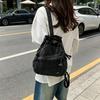 Gewaschener Denim Mini-Rucksack Pendler Kleine Schultasche