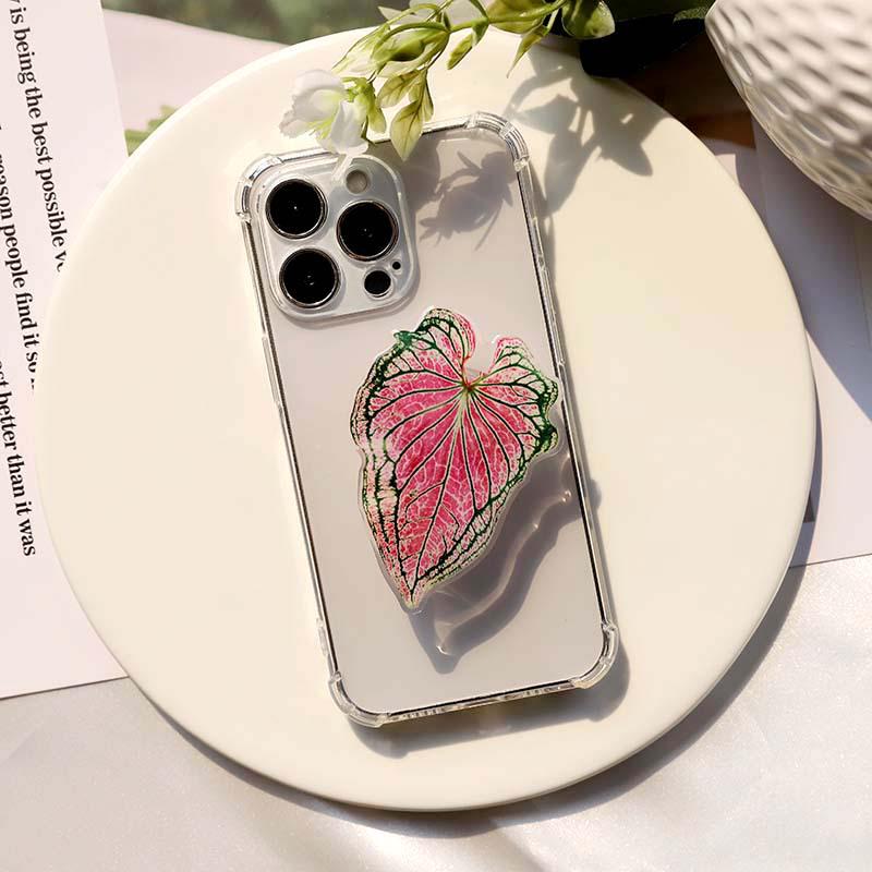 

Складная подставка для мобильного телефона в виде листа с амортизацией воздушной подушкой