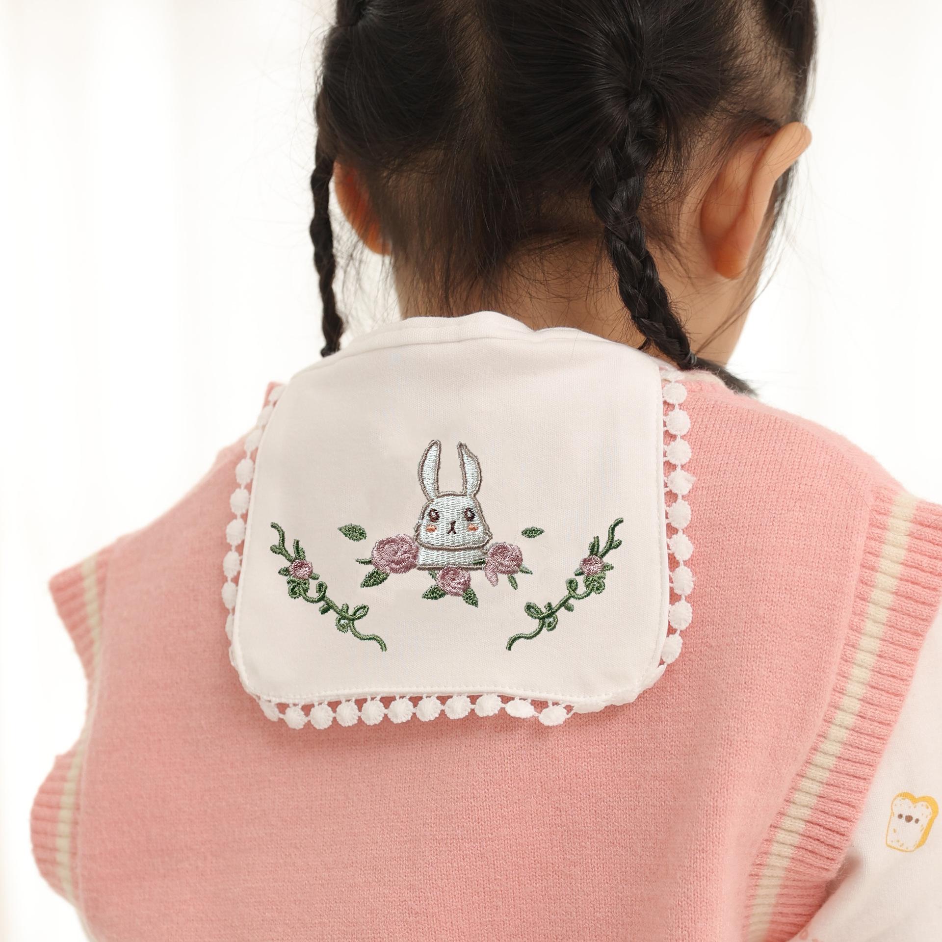 

5PCS Summer Sweatband for Children Pure Cotton Kindergarten Boys and Girls Large Padded Back All Cotton Baby Sweatband 5pcs