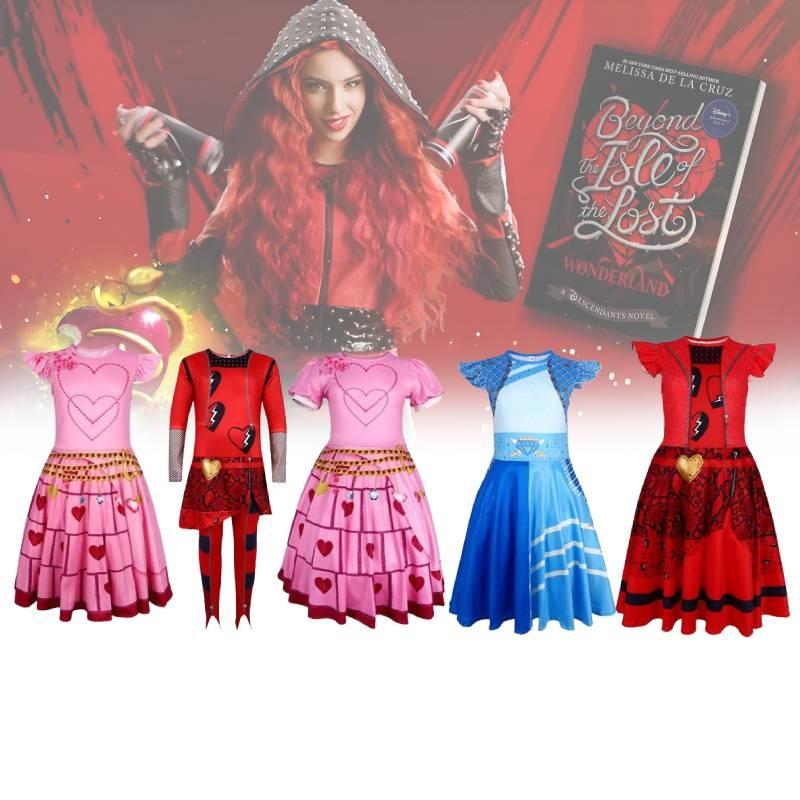 Descendants Rise The Of Red Cosplay Costume Role Play Halloween Fashion Party