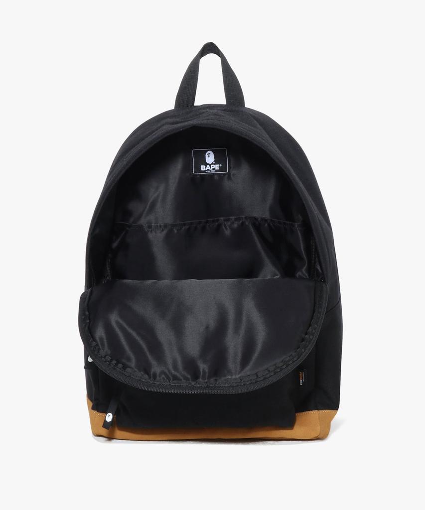 Bape Ape Head Patch Cordura Daypack (M) Black