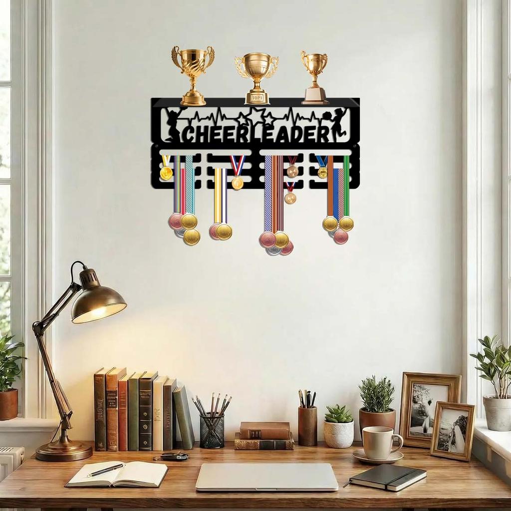 Wall Mounted Holder, Hook Rack for Displaying Awards, Medals and Keys