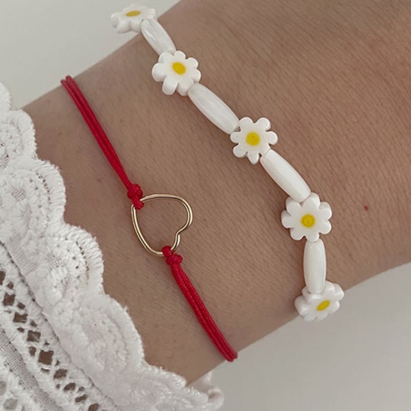 OUI SAY YES! Daisy Motherpearl Bracelet_BR362