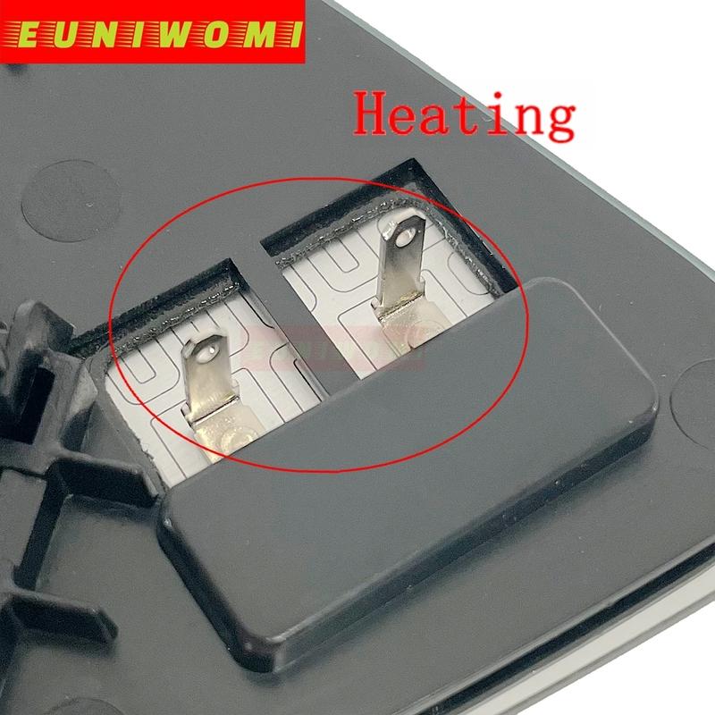 Weitwinkel beheiztes Spiegelglas mit Totwinkel für Mercedes-Benz A-KLASSE W177 V177(2018-)/CLA W118 C118(-)/SL +