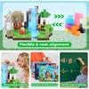 Magnetic Building Blocks Mine World Magnetic Forest House Brick Cube Toys Set Stem Sensory  Best Gift For 3+ Boy Girl Kid