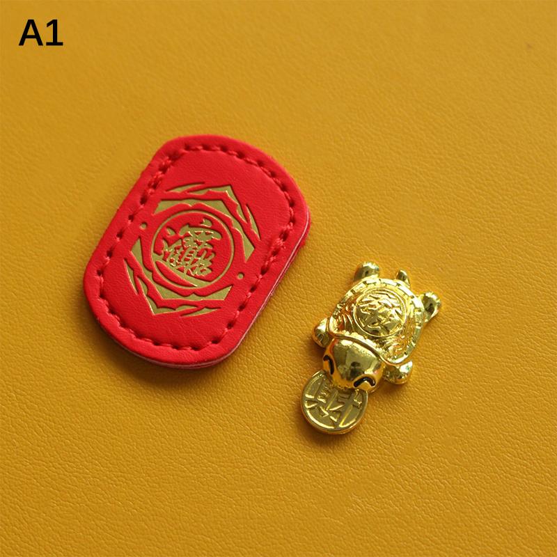 Lucky Wealth Turtle Amulet Fengshui Lucky Turtle Wallet Charm Money-Biting Turtle Ornaments Decor Auspicious Turtle Statue