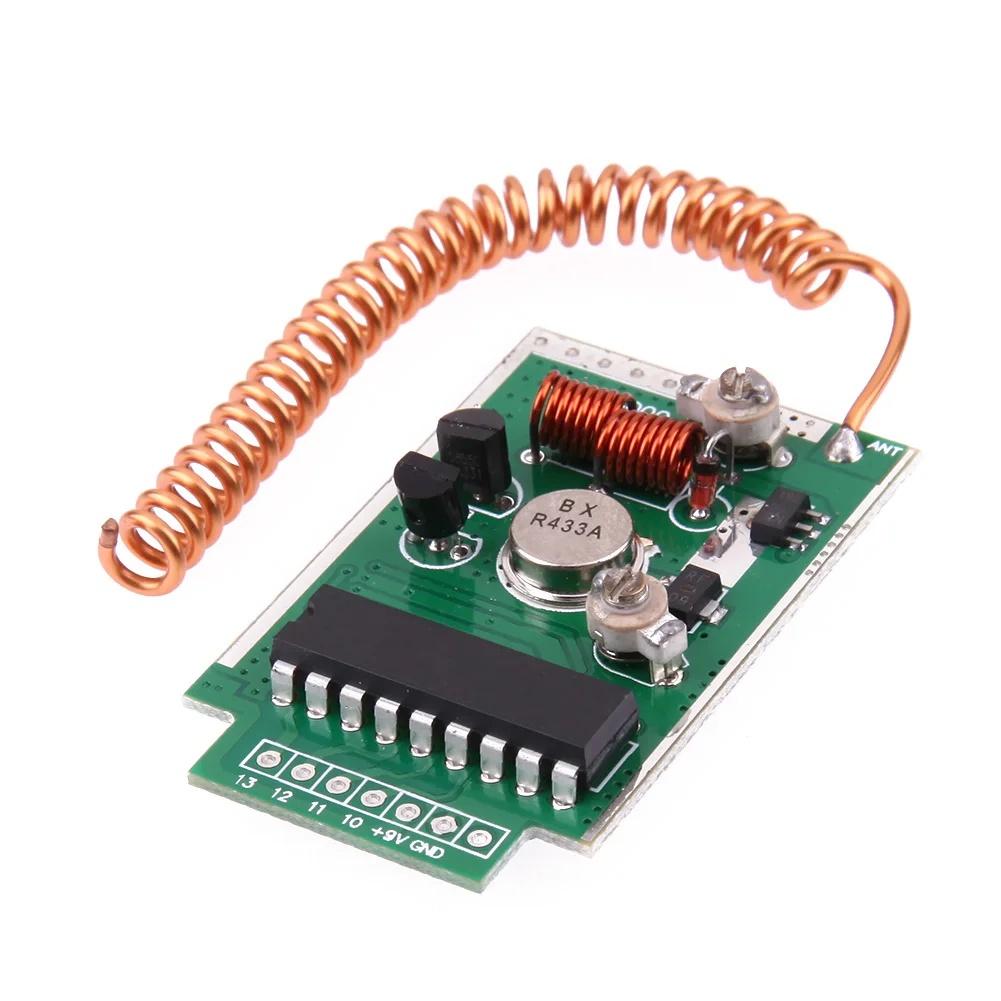 Long Distance 4km Wireless Remote Transmitter Module Kit 433MHz Frequency Support DC 9V for Electronic Projects