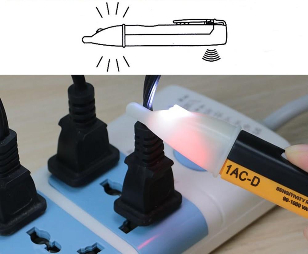 AC Electric Voltage Power Detector Sensor Tester Non- Pen Stick 90~1000V