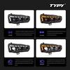 Mitsubishi Lancer EX 2010-2016 RS Style LED Headlights with DRL & Flowing Turn Signals.
