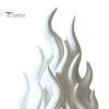 Unique Gift for Home 3D Printed Flame Candle Holder Shade, Gothic Ambient Decor Figurine, Hollow Artistic Desk Light Cover Tealight Dining Room Study