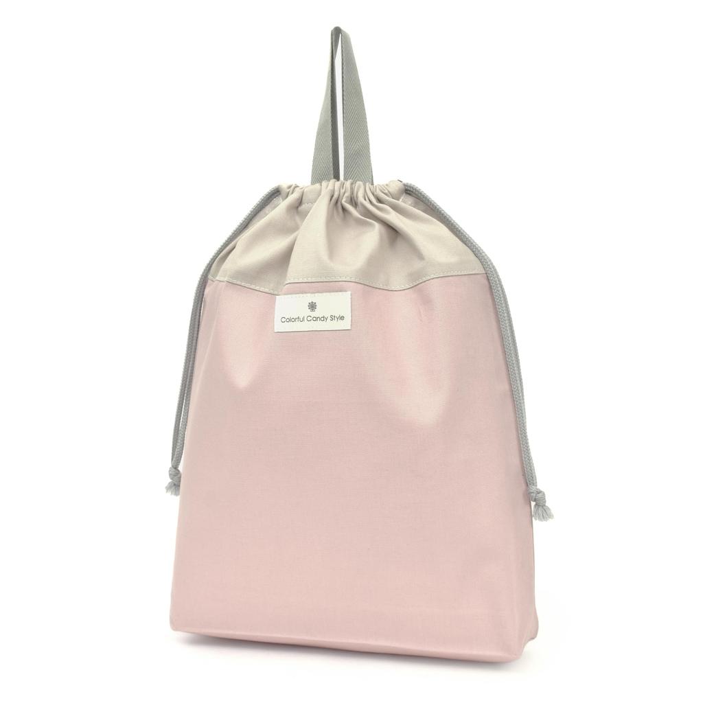 Geantă Stil Bomboane Colorate și Sac cu Șnur pentru Pantofi, Mare, cu Șnur, Lecții Gimnastică, Perfect pentru Preșcolari și Grădiniță, Drăguț pentru Dusky NK605400