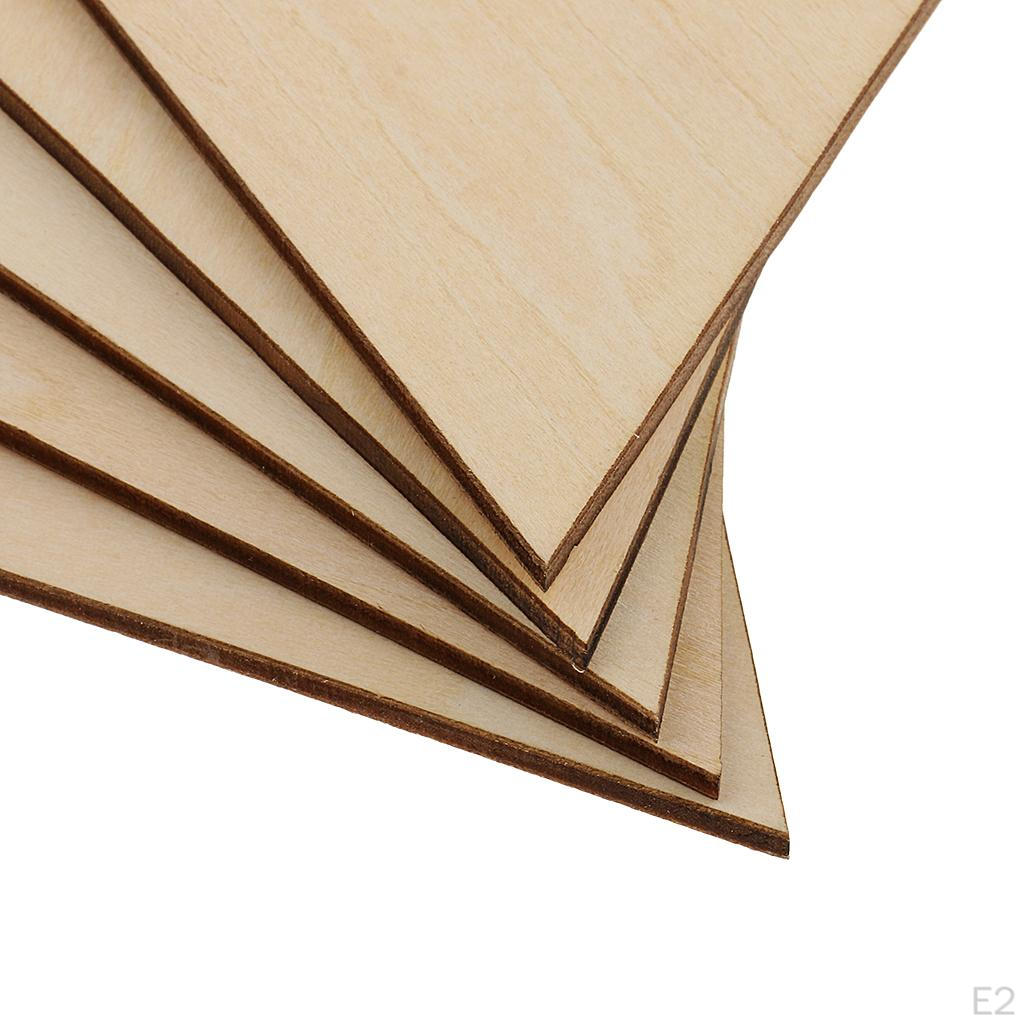 Unfinished Triangle Wooden Slices Cutout 1/9 Inch Thickness