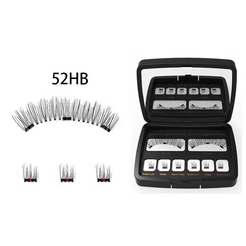Magnetic Eyelashes With Magnets Naturally Dense Handmade Makeup Eyelashes Extended False Eyelashes Eye Makeup LXY