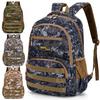 Camo Backpack Waterproof Durable Outdoor Travel Bag Large Capacity School Backpack for Boys Girls Students