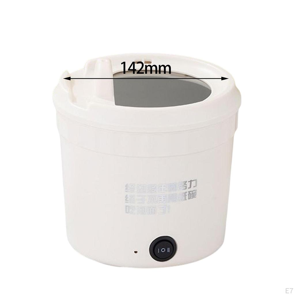 Portable Soup Steamer Multifunctional Electric Cooker for Pasta Porridge Egg violet