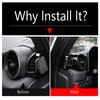 Black Head Light Steering Wheel Dashboard Frame Cover Trim Accessories For Toyota Land Cruiser 250 Prado LC250 2024 2025 2026