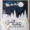 Christmas Sleigh Tree Metal Cutting Dies DIY Scrapbook Emboss Paper Cards Craft