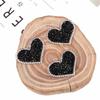 Thermocollants Love Heart Embroidered Applique Clothes Decor Iron On Patches Clothing Patch