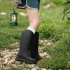 Women's Fashion Versatile Adult Fleece Tall Rain Boots