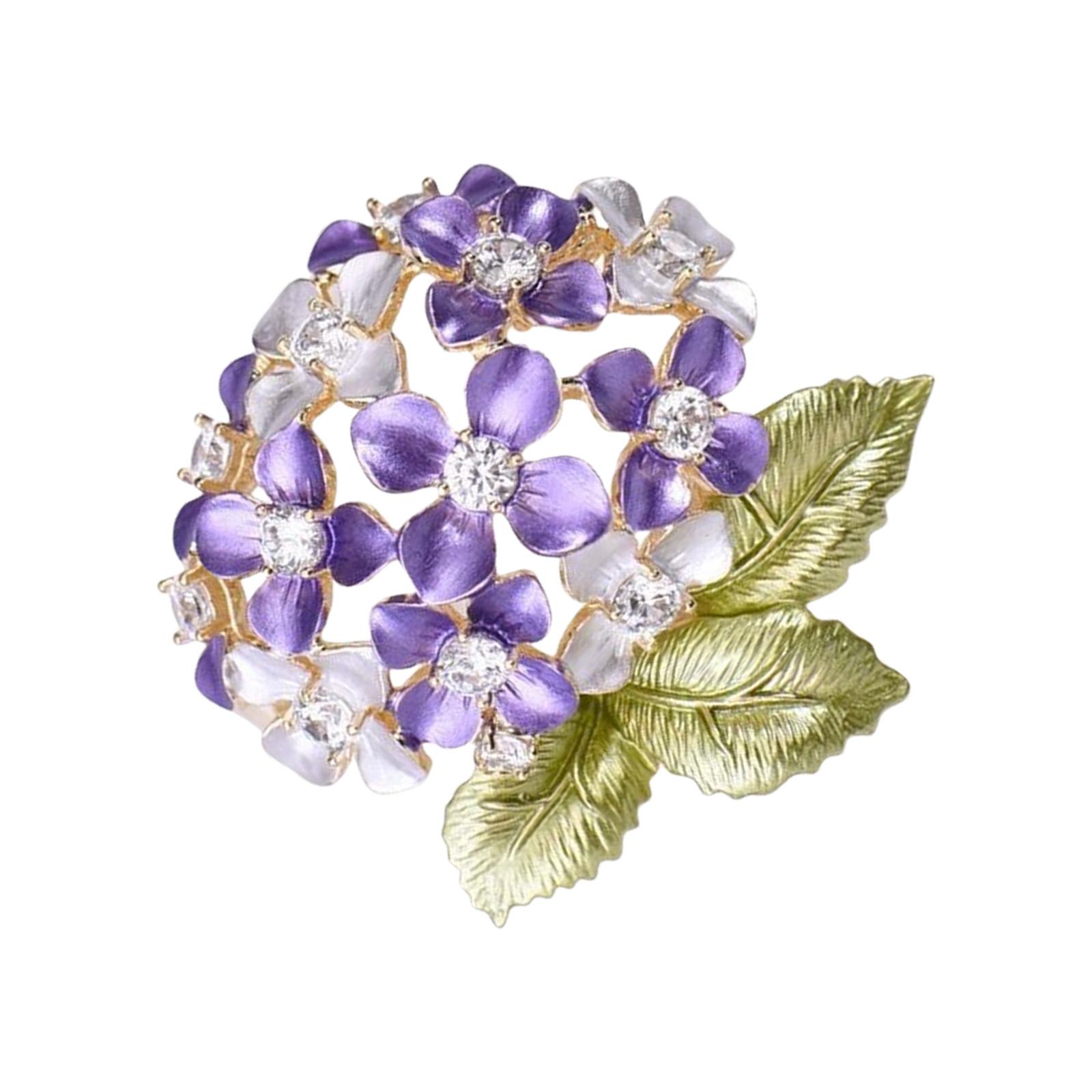 

Sparkling Flower Adornment Formal Event Jewelry Handmade Flower Clothing Jewelry Alloy Texture for Various Occasion