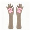 Lange Tierklaue Handhandschuhe Silikon-Pfotenpolster Plüschhandschuhe Neue Katzenklaue Handschuhe Verkleidung