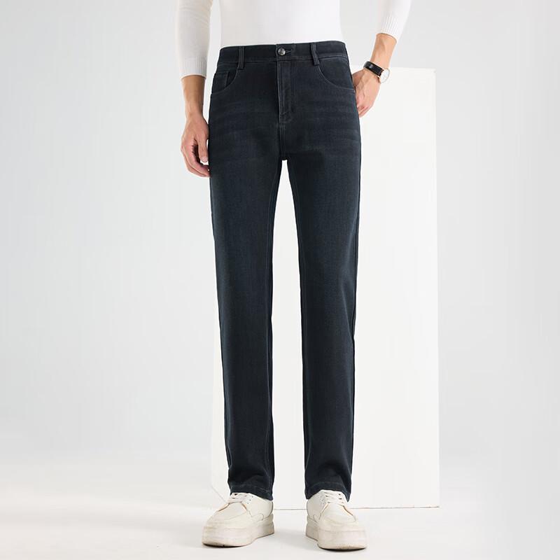 

FengXun Men s Premium Straight-Leg Jeans (FXLF8206-1) 29