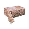 1PC Jungle Animal Print Disposable Plastic Tablecloth Rectangular Party Table Cover for Animal Theme Birthday Parties
