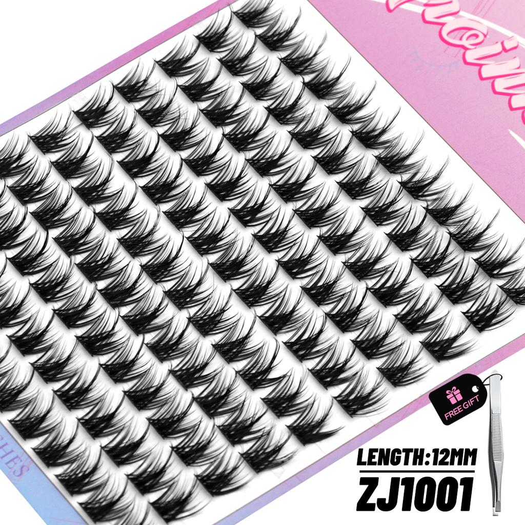 DIY Clusters False Eyelashes Clusters Extensions Individual Lashes Cluster Natural Segmented Eyelashes Bundles