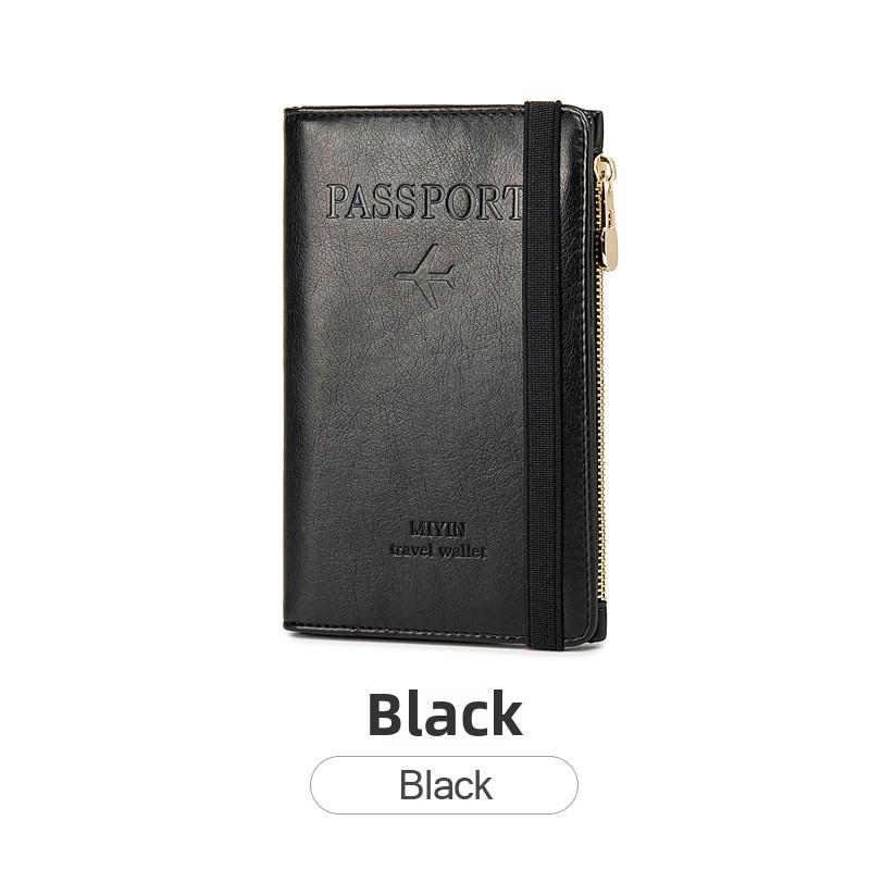 2025 Slim RFID Blocking Passport Holder Travel Wallet for Men and Women