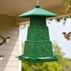Wild Bird Feeders with Square Tray Squirrel-proof Large Bird Feeder Outdoor Decorations for Hummingbird Chickadee Garden Yard