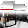 LH & RH Lower Heated Side Mirror Glass For Chevrolet Silverado GMC Sierra 1500 2500 HD 3500 HD 2016 2017 2018 23444114 23444113