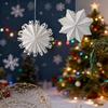Christmas Decorations, Snowflake And Star Ornaments, Suitable For Weddings, Birthdays, Christmas Parties, And Home Décor.